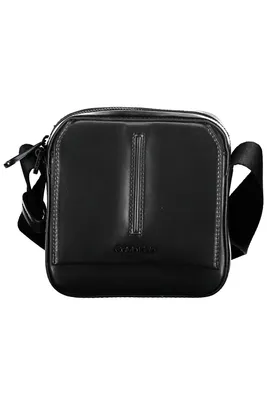 Produktbild von Elegante schwarze Umhängetasche für Herren, aus recyceltem Polyester