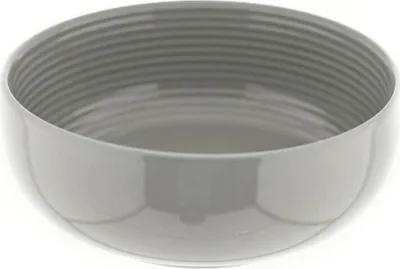 Produktbild von Almina 6 Teiliger Snackschalen-Set Servierschale Dipschale aus Porzellan Rund 200 ml Grau