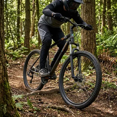 Immagine prodotto di Discovery Adventures Mountainbike DA85 – Nero opaco – 27,5 pollici