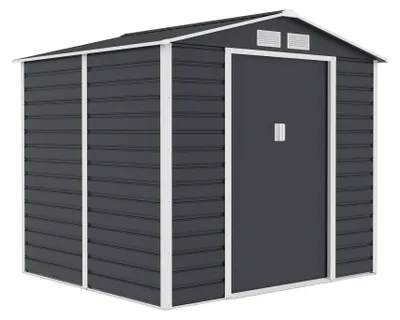 Zdjęcie produktu dla Domek ogrodowy G21 GAH 407 - 213 x 191 cm, antracytowy