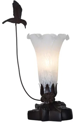 Obrázok produktu pre Stolná lampa Kolibrie Lelie, biela, 10,8 cm (šírka) x 30,5 cm