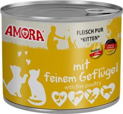 Obrázok produktu pre Amora 4028802250627, Mačiatko, Akékoľvek plemeno, Hydina, 200 g