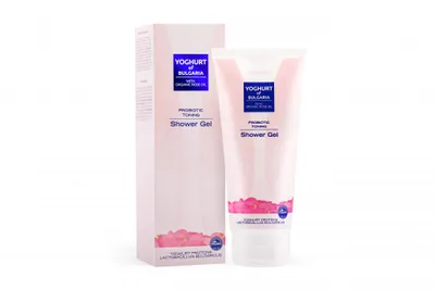 Produktbild von Duschgel mit Bio-Rosenöl, probiotischem JOGHURT VON BULGARIEN 200 ml