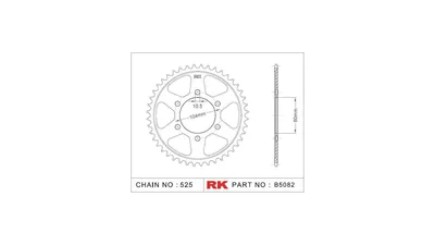 Immagine prodotto di Rk Pignone 525 41z Acciaio nero