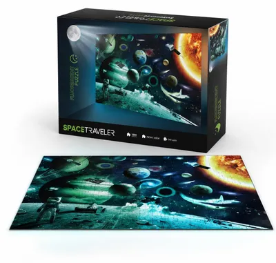 Obrázek produktu pro Poškozená krabice Cosmonaut Fluorescent Puzzle 1000 el. pro dospělé