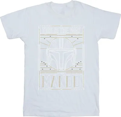 Obrázok produktu pre Star Wars - Pánske tričko "The Mandalorian The Way" BI47406 (5XL) (White)