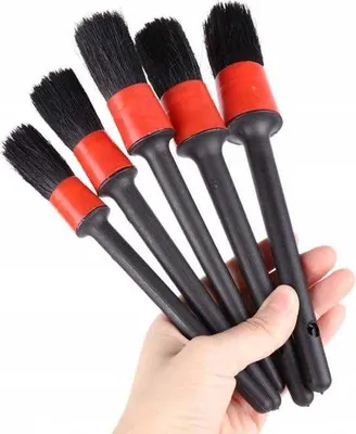 Immagine prodotto di GEKO Set di 5 spazzole 20-40 mm per il lavaggio dei dettagli G73825