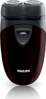 Immagine prodotto di Philips PQ206/18, rasoio rotante, nero, bordeaux, CloseCut, HQ56, HQ4+, 2 anni/anni, batteria