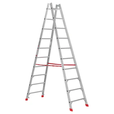 Produktbild von Euroline Premium 305 Sprossenstehleiter 2x10 Sprossen