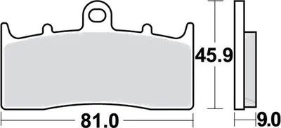 Zdjęcie produktu dla Klocki hamulcowe przednie do BMW R 850 R Roadster, roczniki 2003–2006, klocki hamulcowe firmy TRW – nowe