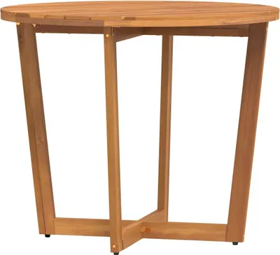 Immagine prodotto di vidaXL Tavolo da pranzo da giardino rotondo Ø90x75 cm in legno massiccio di acacia