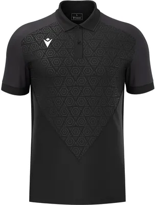Obrázek produktu pro Pánské polo tričko Macron Thunder Baldwin – černé | Velikost: M