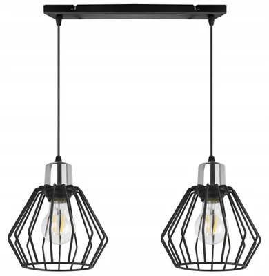 Obrázok produktu pre Závesná lampa, stropný svietnik, drôtený tienidlo, LED
