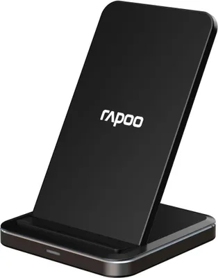 Produktbild von Rapoo XC220 Schwarz Kabelloser QI Dual-Ladestand 10W