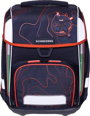 Produktbild von Schneiders Schulranzen Ergolite Set 9-teilig Ninja Revenge schwarz
