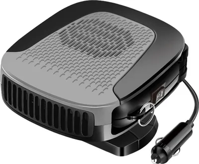 Produktbild von Auto-Heizlüfter-Defroster, 12 V, tragbarer Windschutzscheiben-Defroster, schnelles Aufheizen mit Zündanschluss, Überhitzungsschutz, geräuscharm, kompakte Kühllüfter für Autos, SUVs, LKWs