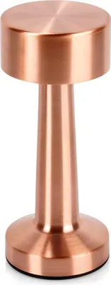 Zdjęcie produktu dla Lampa stołowa LED, miedziana, 3 tryby, zasilana bateryjnie, 21 cm