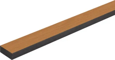 Produktbild von Wandleiste Eiche Nachbildung 2400 x 25 x 10 mm