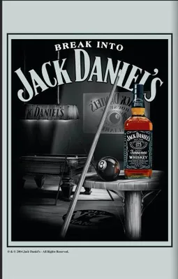 Obrázok produktu pre KS8 Jack Daniels - Biliard - Zrkadlo s potlačou