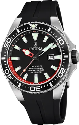 Obrázek produktu pro Pánské silikonové náramkové hodinky Festina černé D2UF20664/3