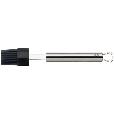 Produktbild von WMF Profi Plus Silikon-Backpinsel 20 cm, Cromargan Edelstahl, teilmattiert, Silikonborsten, Marinadenpinsel, spülmaschinengeeignet, hitzebeständig bis 200°C
