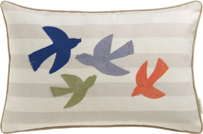 Produktbild von Tom Tailor Zierkissenhülle ohne Füllung Birds  Farbe lila Größe 38x58