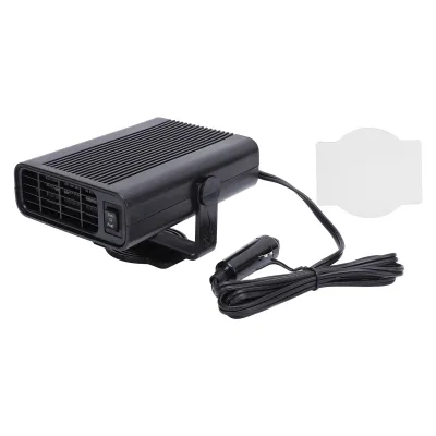 Zdjęcie produktu dla Grzejnik samochodowy 120 W, szybkie nagrzewanie, zwiększone bezpieczeństwo, przenośny, wydajny, odmgławiacz do szyb samochodowych, czarny, 24 V