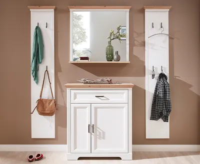 Produktbild von Garderobe Flurmöbel Komplett Set Standgarderobe Dielenmöbel "Jillana V"