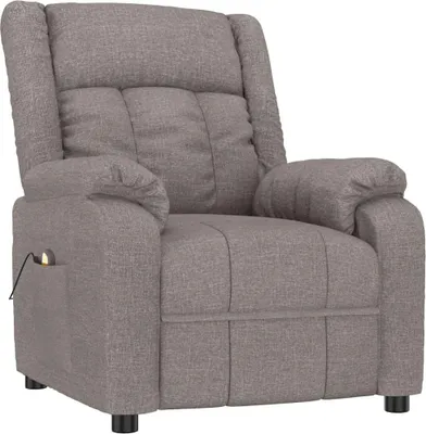 Obrázok produktu pre masážne kreslo vidaXL Taupe Fabric