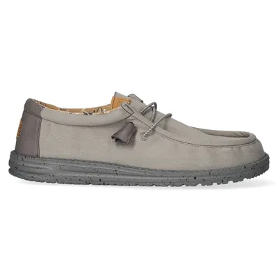 Produktbild von HEYDUDE Wally Washed Canvas Herren Halbschuhe Charcoal Größe 44