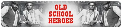 Produktbild von Bud Spencer & Terence Hill Blechschild Old School Heroes 46 x 10 cm