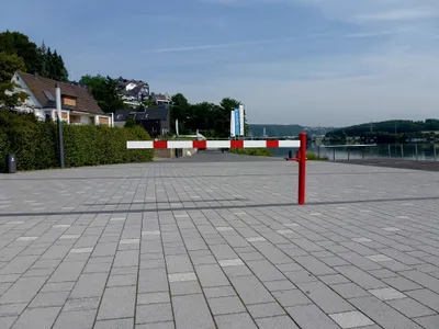 Produktbild von Drehschranke mit Alu-Schrankenbaum, mit Dreikantverschluss 2000 mm