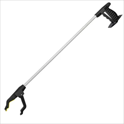 Zdjęcie produktu dla Chwytak, szczypce do odpadów, chwytak ręczny, szczypce chwytne, aluminium, długość ok. 76 cm