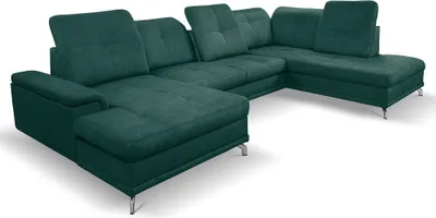 Produktbild von FurMeb24 - Ecksofa FOX U  - LINKE SEITE , Sofa mit  Bettk€sten und Schlaffunktion - VENA 04