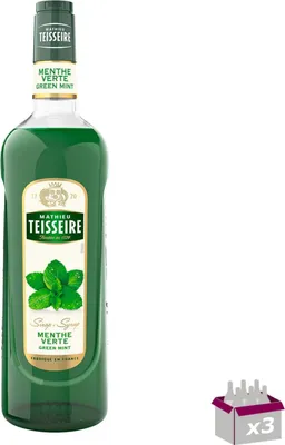 Produktbild von Los 3 - Teisseire - grüner Minzsirup - 1l