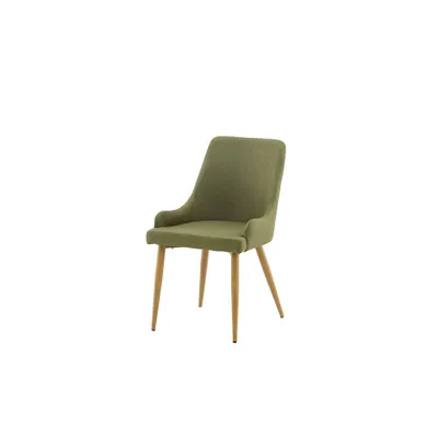 Image de Plaza chaise de salle à manger vert.