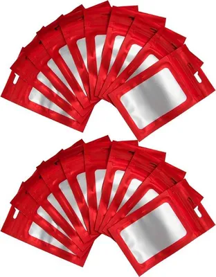 Produktbild von Famanu Aluminiumbeutel 150 Stück - Antigerochen, Reißverschluss, 6x10 cm
