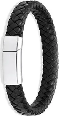 Obrázok produktu pre Luxe As náramok 20 cm s popolníkom na popol, vlasy alebo parfum - spomienkové šperky z nehrdzavejúcej ocele vrátane pomôcky na plnenie As a úložného vrecka