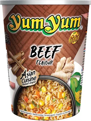 Produktbild von YumYum Instant Asian Nudelsuppe Cup mit Rindfleisch Geschmack 70g