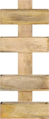 Obrázek produktu pro vidaXL Nástěnný stojan na časopisy 30 x 11 x 72 cm Masivní dřevo Mango