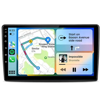 Produktbild von Hexinex 9 Zoll Android 15 Autoradio für Citroen C2 C3 (2001–2010) 2GB+32GB, 4-Kern, BT, WIFI, GPS