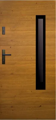 Immagine prodotto di Porta esterna in legno spessore 72 mm porta d'ingresso calda DPC13 a qualsiasi dimensione