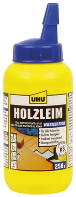 Produktbild von UHU Holzleim Wasserfest, Flüssigkeit, RoHS, REACH, CE, 1 Stück(e), Lösungsmittel, Niederlande
