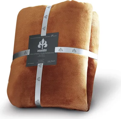 Produktbild von Irisette Kuscheldecke uni Relax 8900 Farbe safran-50 Größe 150x200 cm