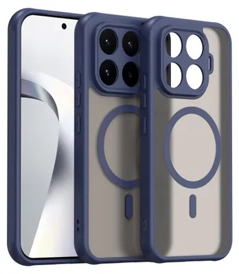 Obrázok produktu pre Magnetické puzdro MagSafe pre Xiaomi 17T, silikónové, s ochranou fotoaparátu, matná modrá farba
