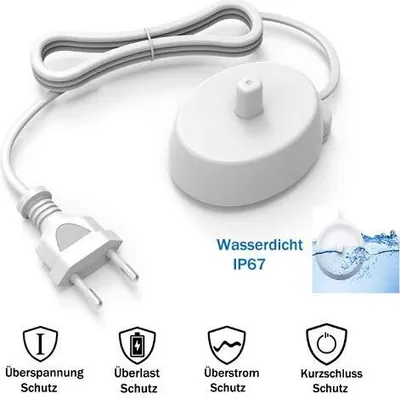 Produktbild von NeUe Dawn Elektrische Zahnbürste Ladegerät für Braun Oral-B D12 S12 S18 D10 D16 D17 D18 D19 D20 D29 D34 D36 Serie 3757