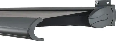 Produktbild von SOLUNA Kassettenmarkise Exclusiv 3x2 Stoff Dessin 320925 Gestell RAL 7016 anthrazitgrau Antrieb rechts inkl. Motor und W