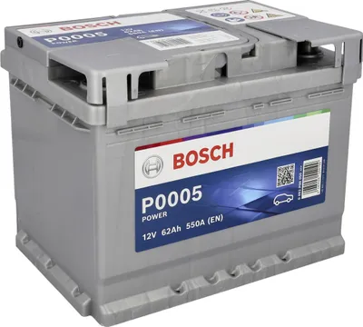 Produktbild von Bosch Starterbatterie SLI 62Ah 550A PowerLine