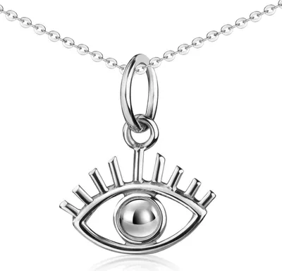 Produktbild von MATERIA by Matthias Wagner Auge Kettenanhänger 925 Sterling Silber wahlweise mit Kette KA-217
