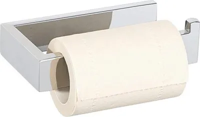 Zdjęcie produktu dla Uchwyt na papier toaletowy ze stali nierdzewnej, chromowany, do łazienki i kuchni